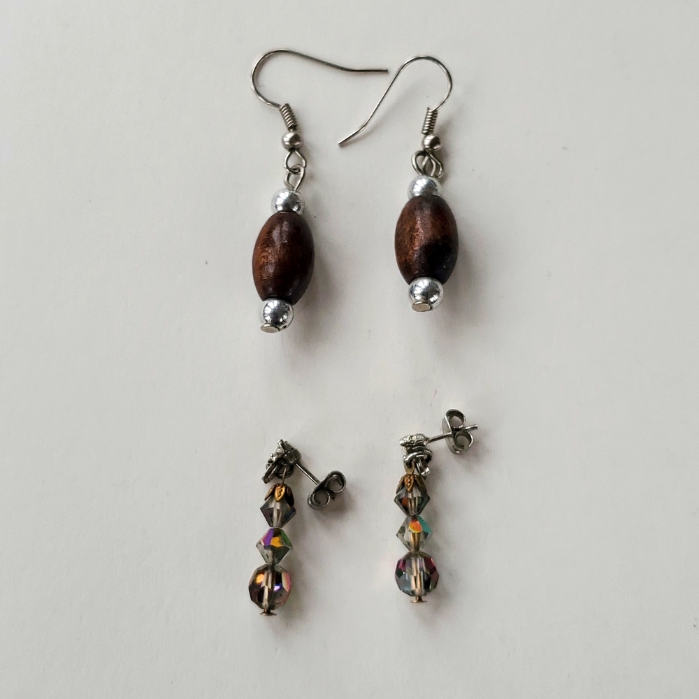 Boutique Two Pair Vintage Dangle Earrings